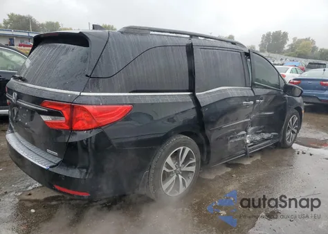 2022 Honda Odyssey Touring from USA, damaged, VIN 5FNRL6H85NB000614